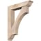 Ekena Millwork Westlake Traditional Smooth Bracket w/ Offset Brace, Douglas Fir, 7 1/2"W x 36"D x 44"H BKT0806X36X44WTL01SDF - alternate 1